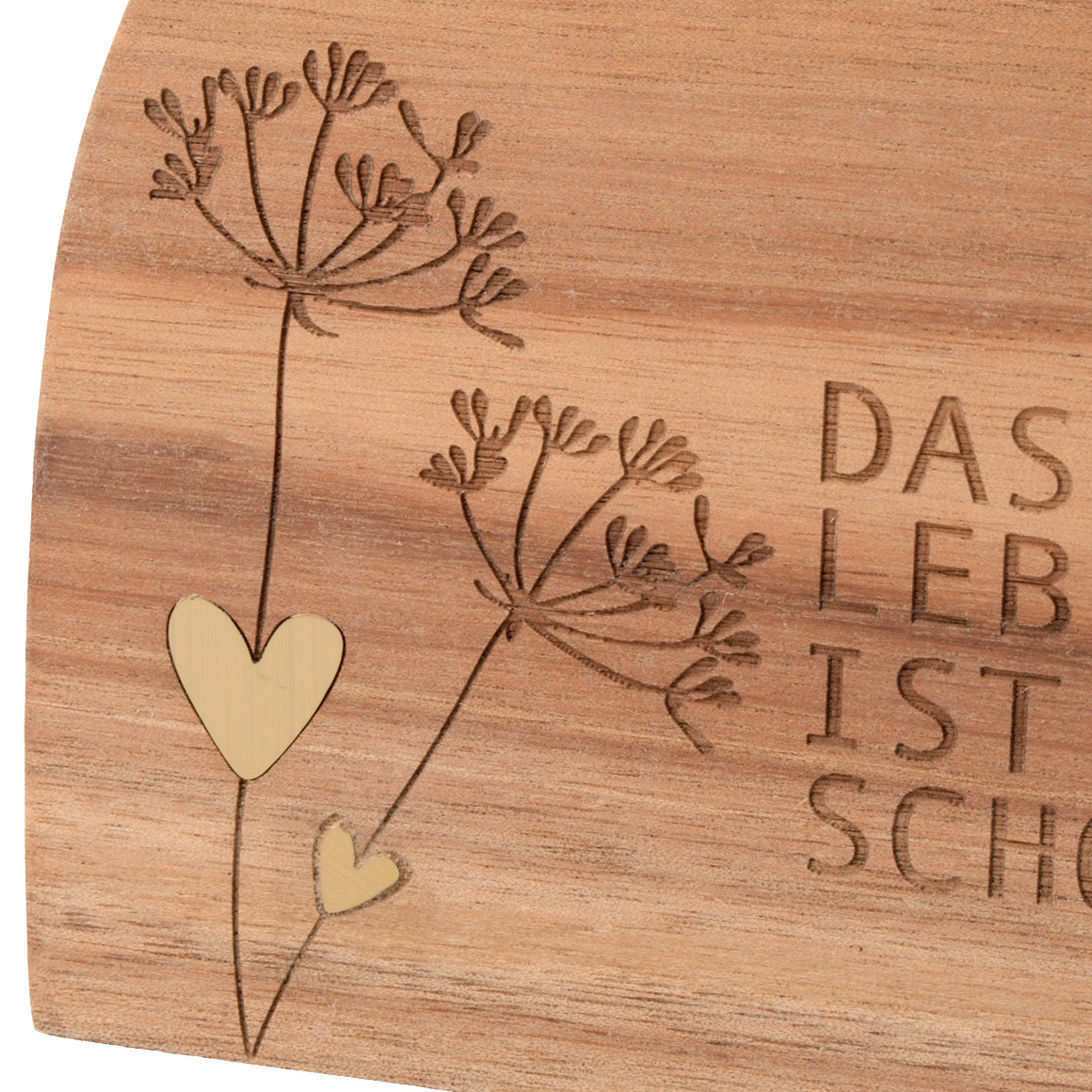 Deko-Aufsteller Herz mit Spruch