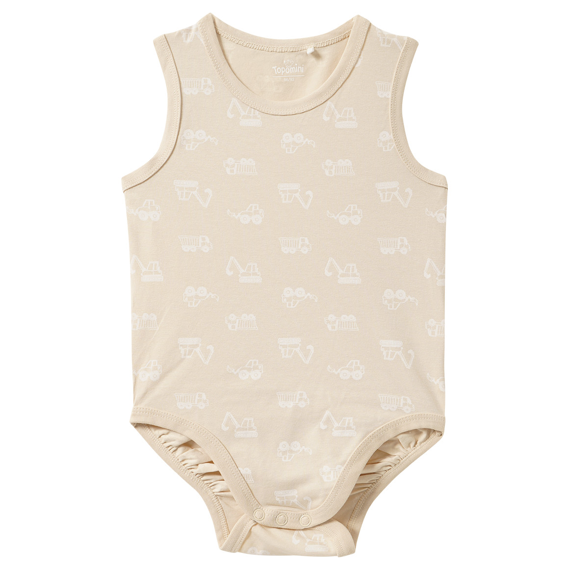 Baby Body mit Fahrzeuge-Print