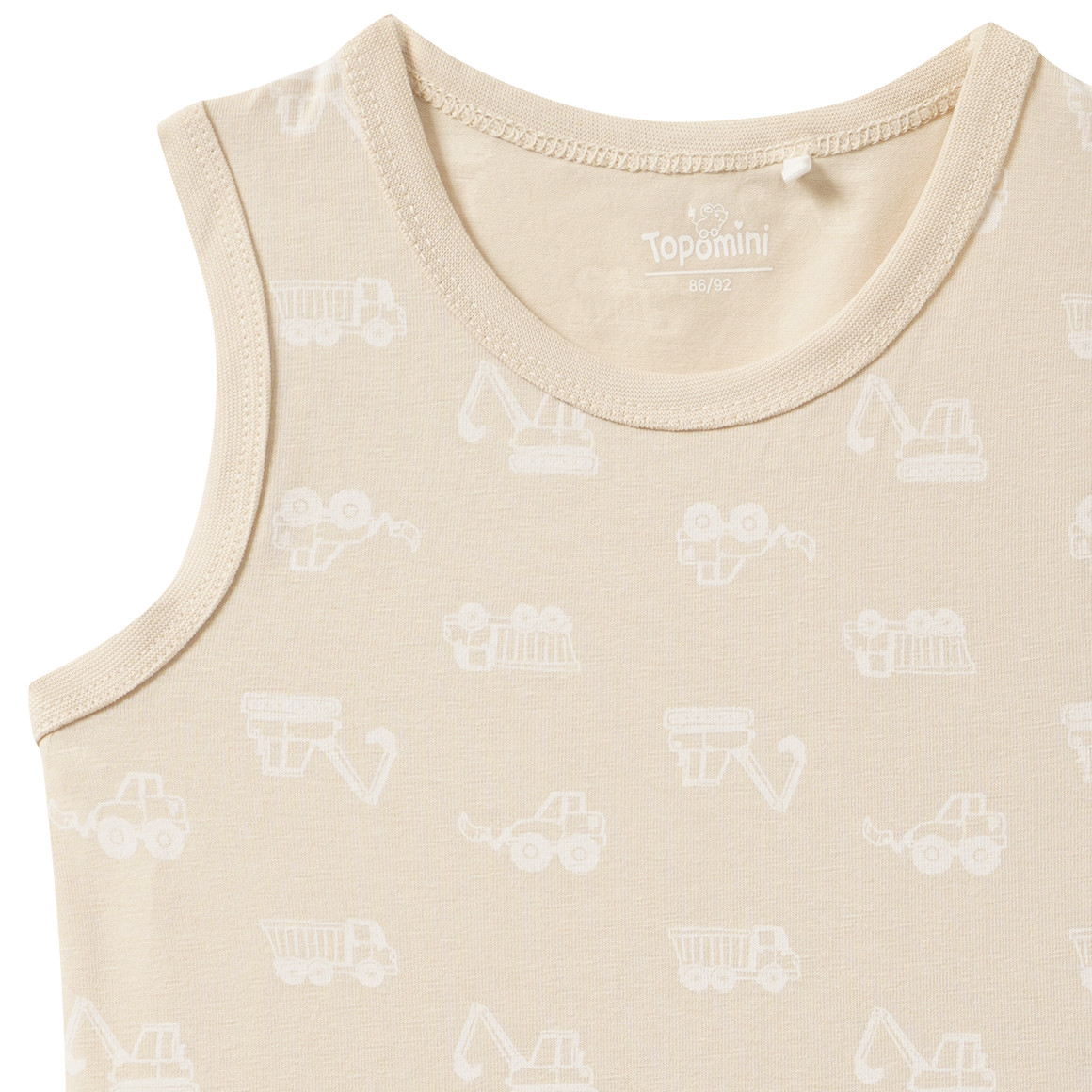 Baby Body mit Fahrzeuge-Print