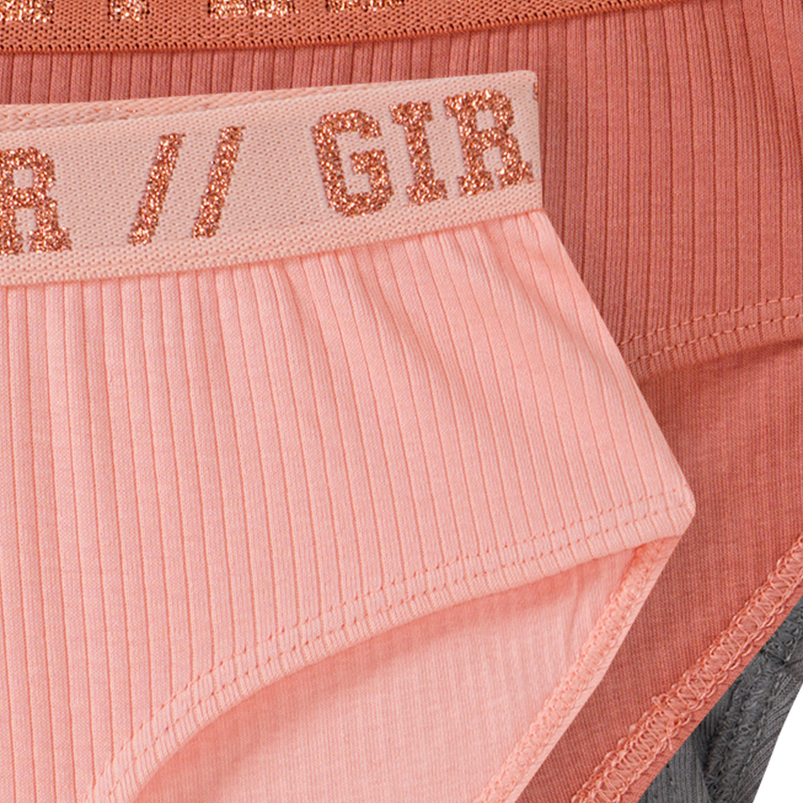 3 Mädchen Pantys mit Bio-Baumwolle