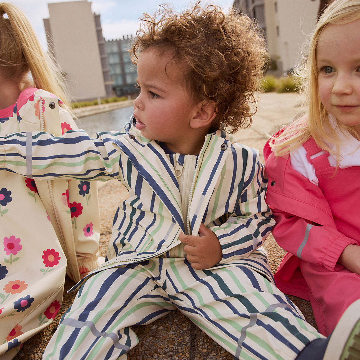 Baby Regenjacke mit Beschichtung