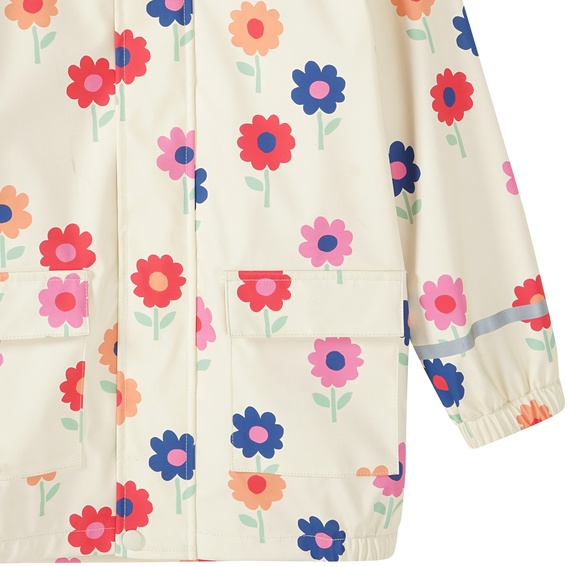 Mädchen Regenjacke mit Beschichtung
