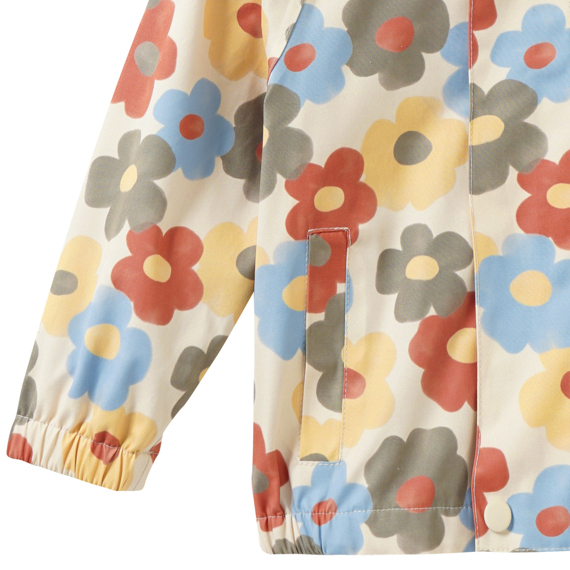 Regenjas voor baby’s met bloemen