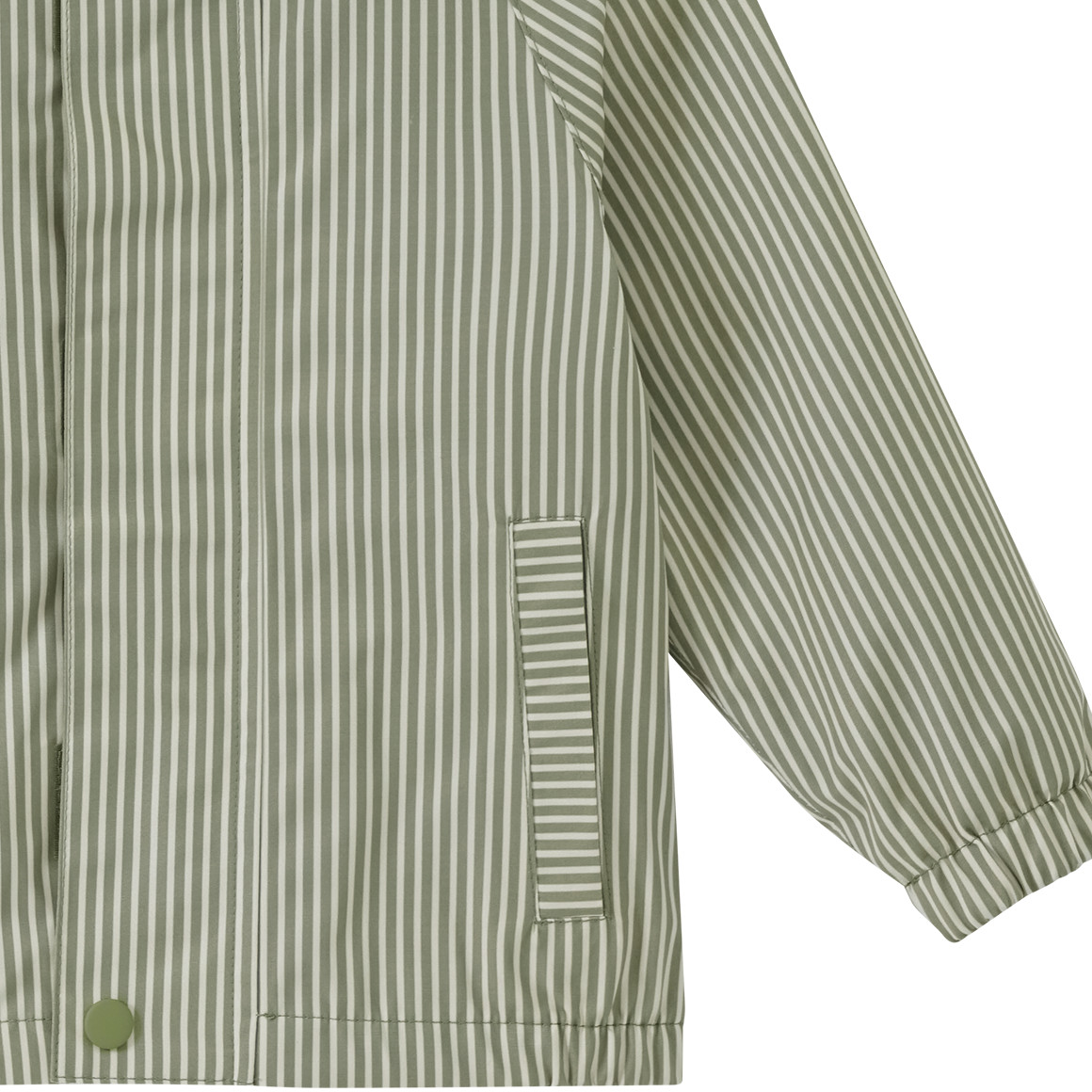 Baby regenjas met strepen