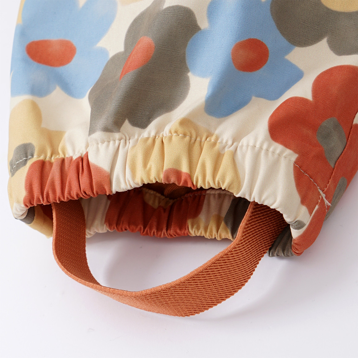 Baby regenpak met bloemen