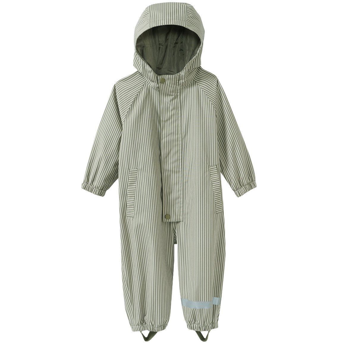 Regenpak voor baby’s met strepen