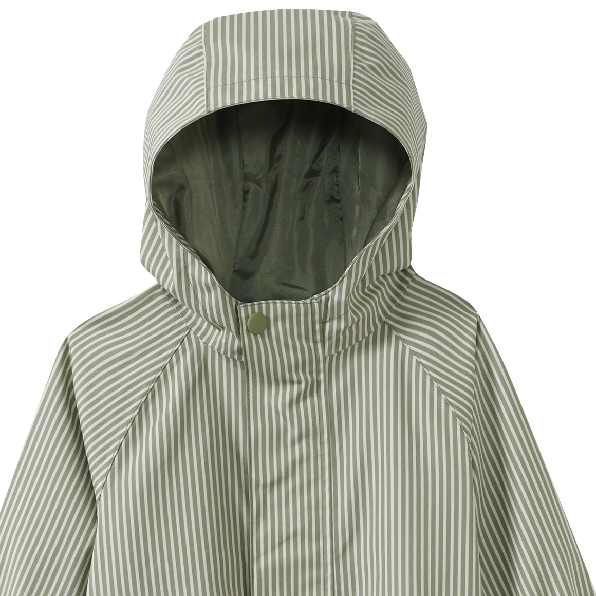Regenpak voor baby’s met strepen