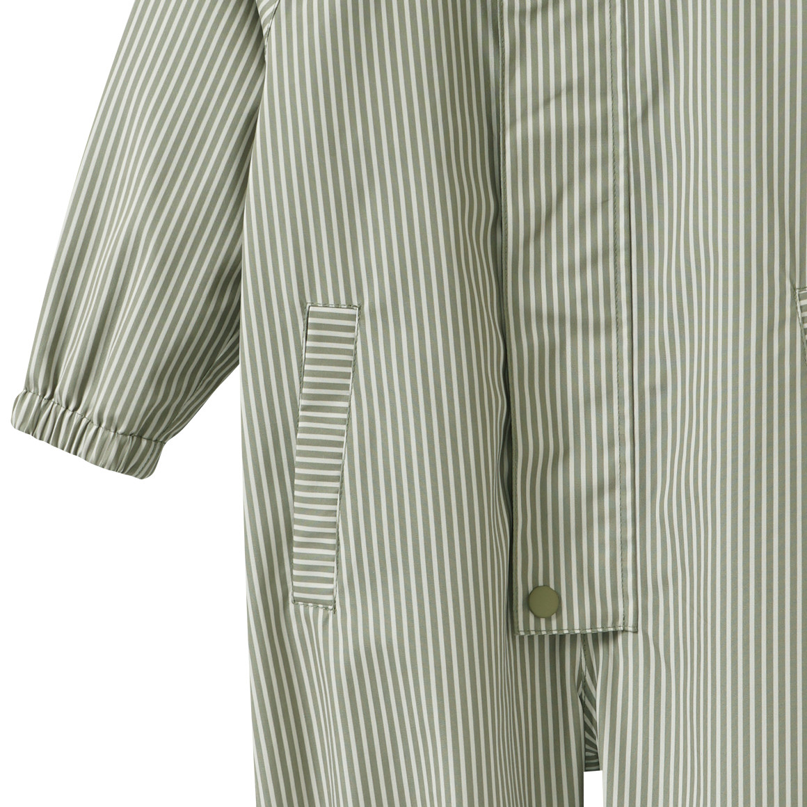 Regenpak voor baby’s met strepen