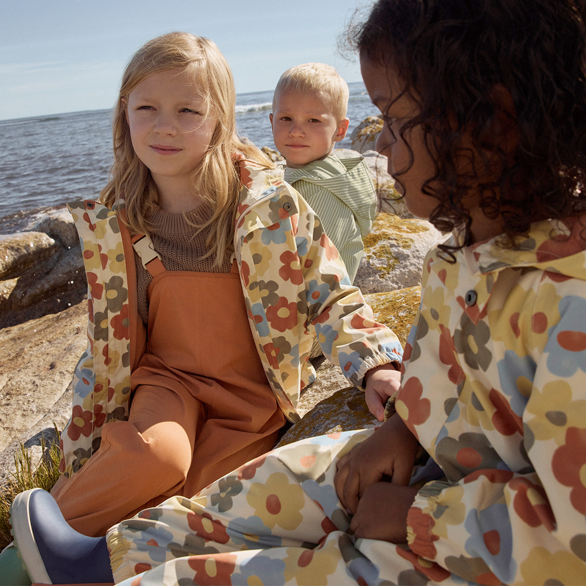 Mädchen Regenhose mit Latzträgern