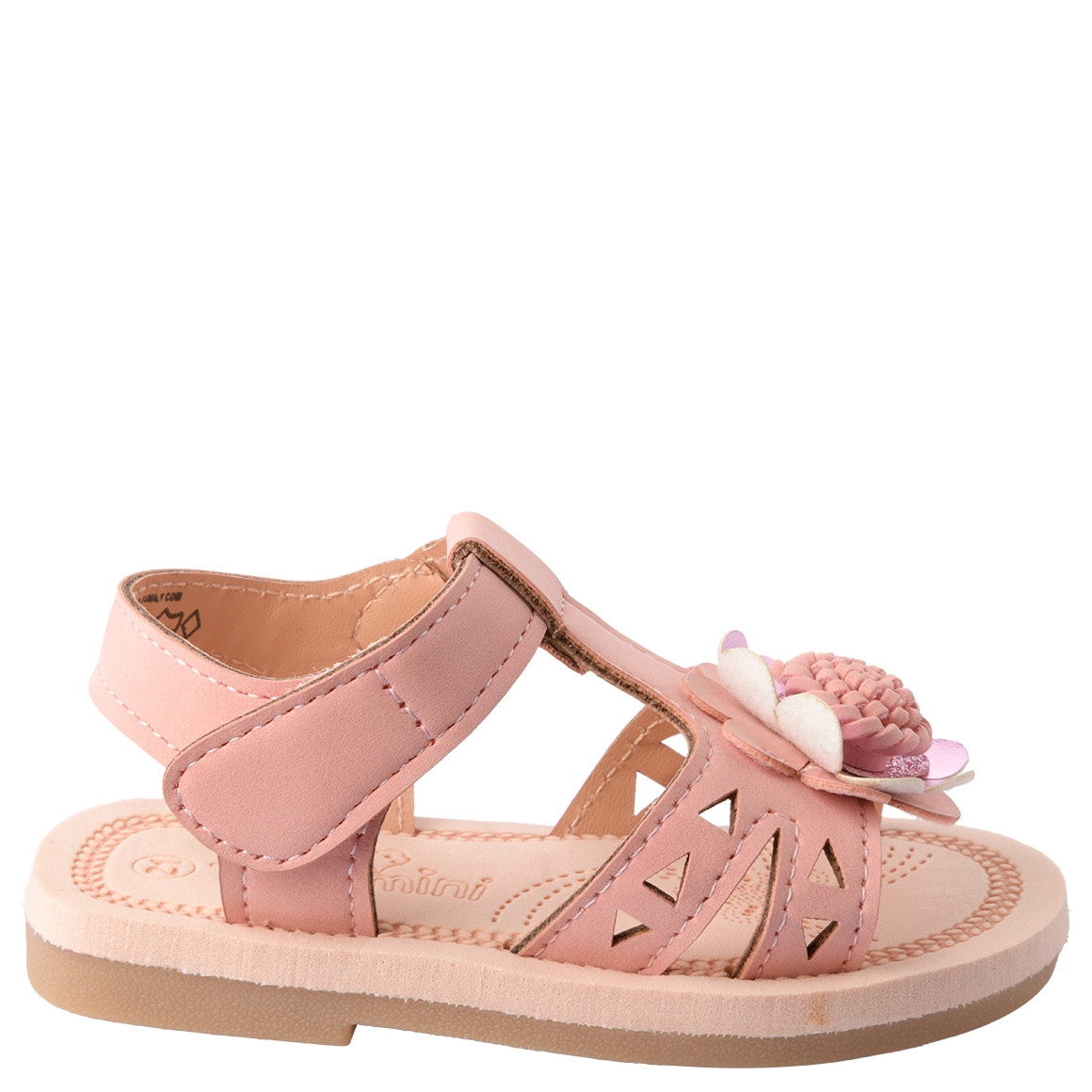 Baby Sandalen mit Blumen-Applikation