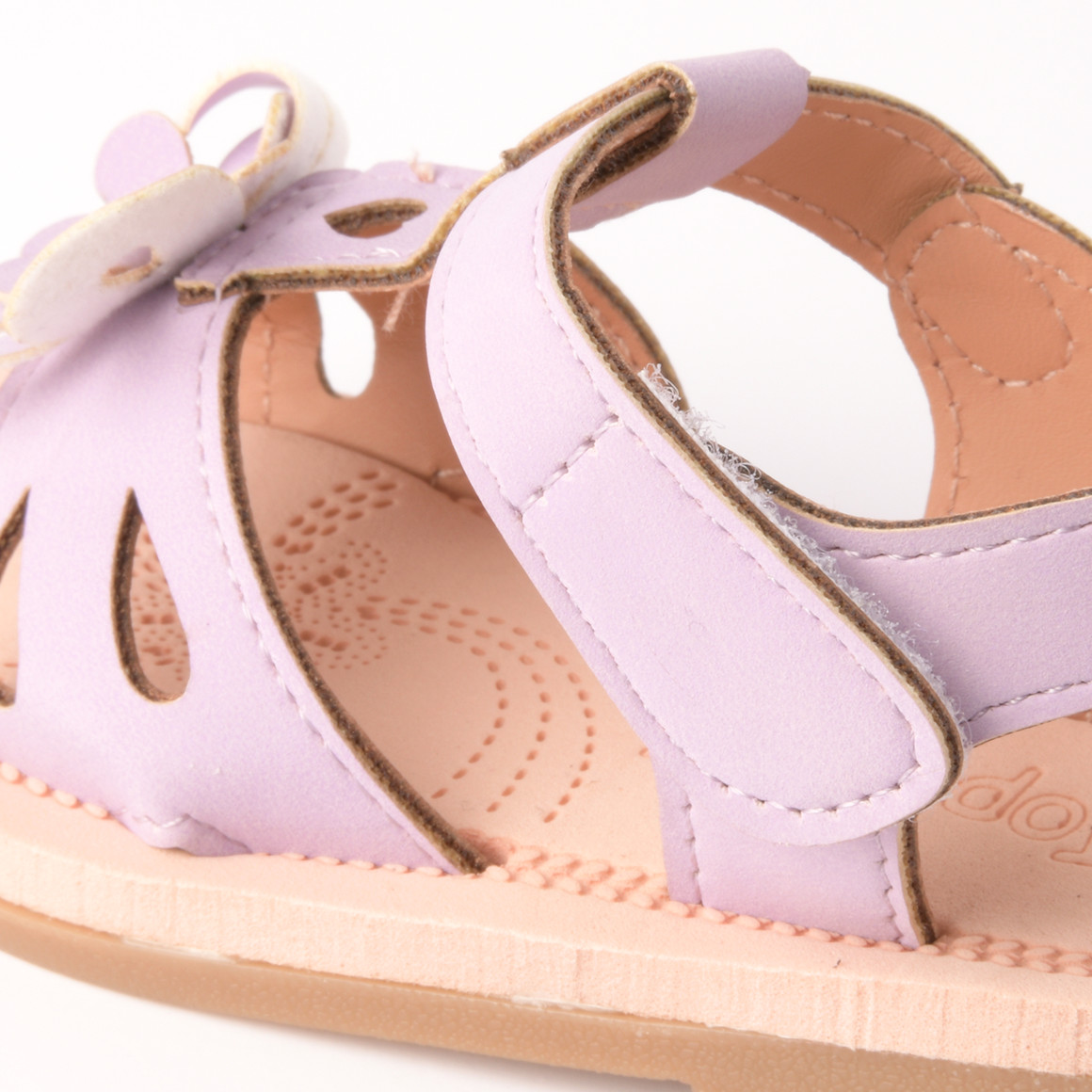 Baby Sandalen mit Blumen-Applikation