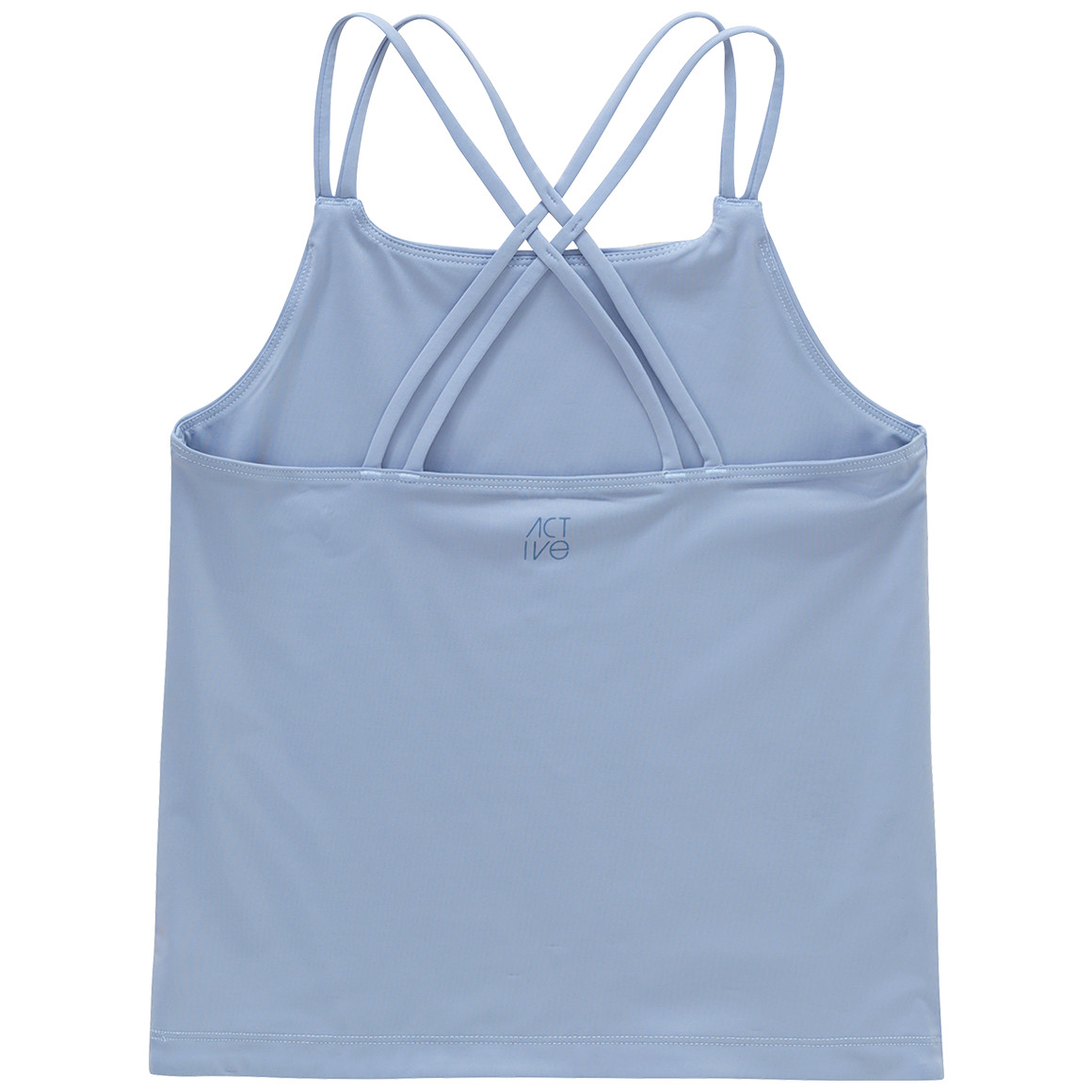 Sporttop voor meisjes met gekruiste bandjes