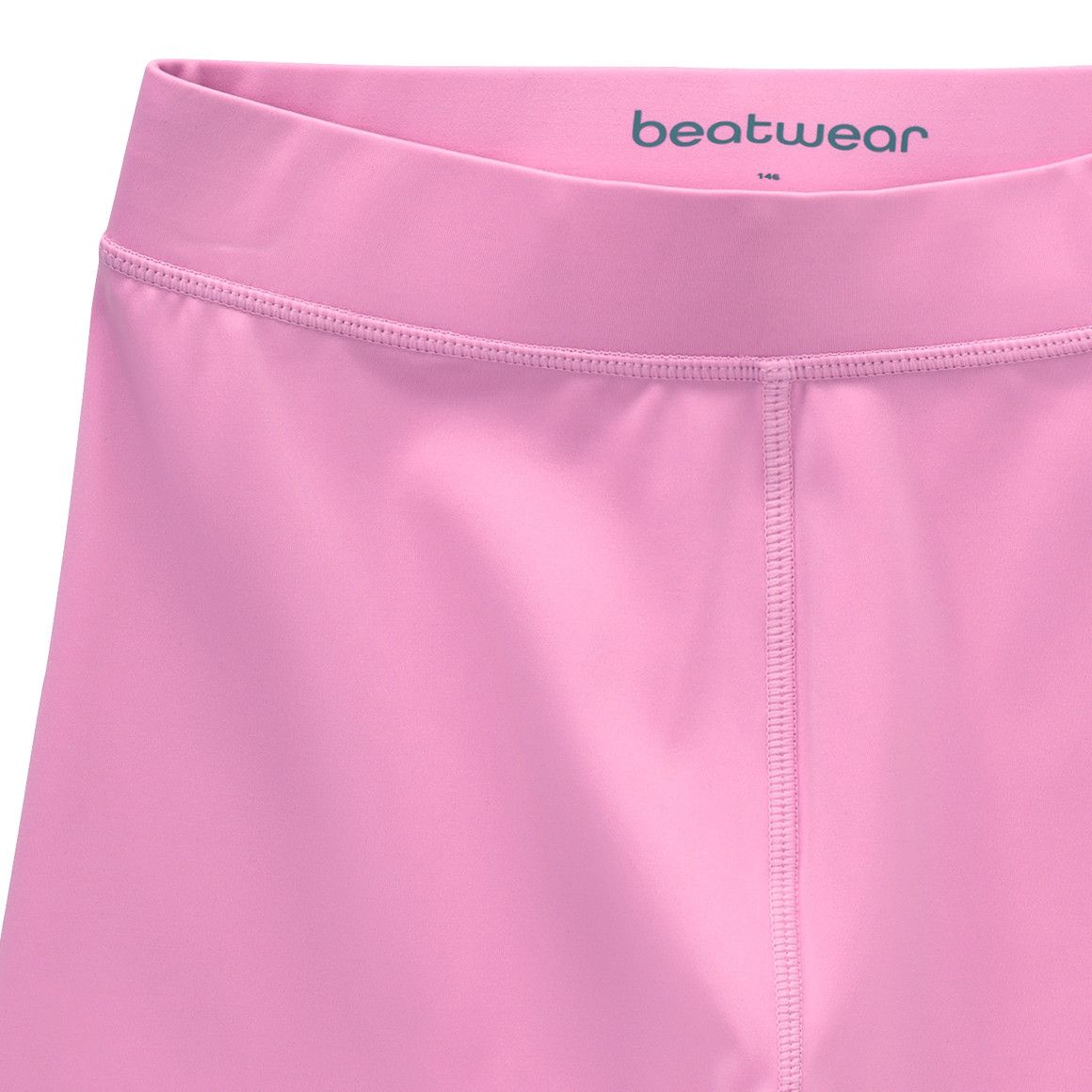 Meisjesfietsbroek in effen kleur