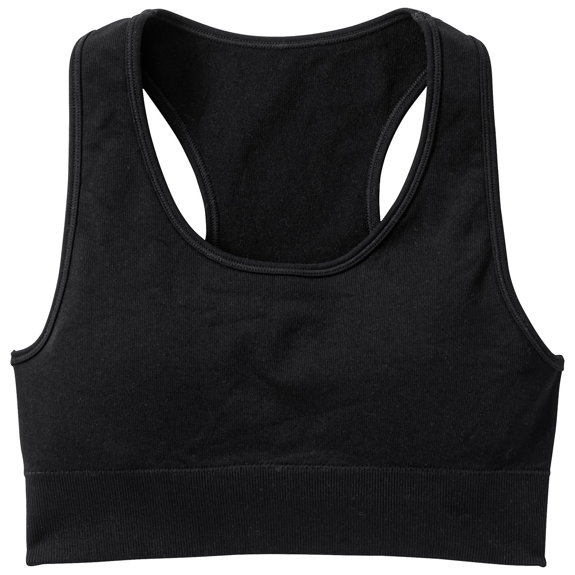 Meisjes sportbustier met geribbelde textuur