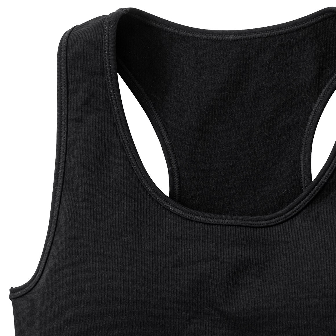 Meisjes sportbustier met geribbelde textuur