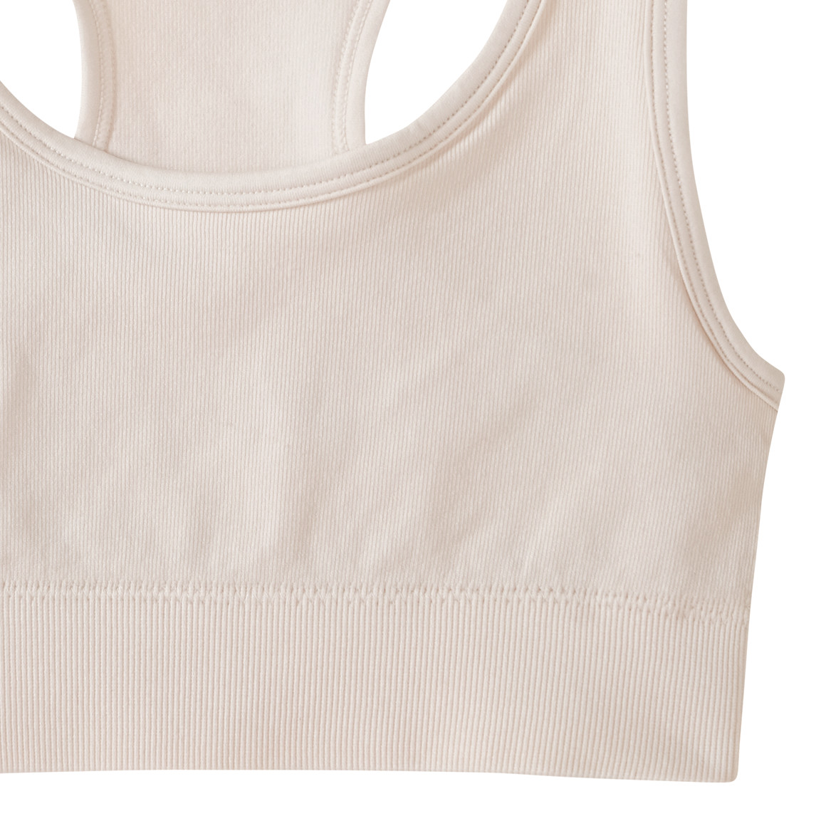 Mädchen Sport-Bustier mit Rippstruktur