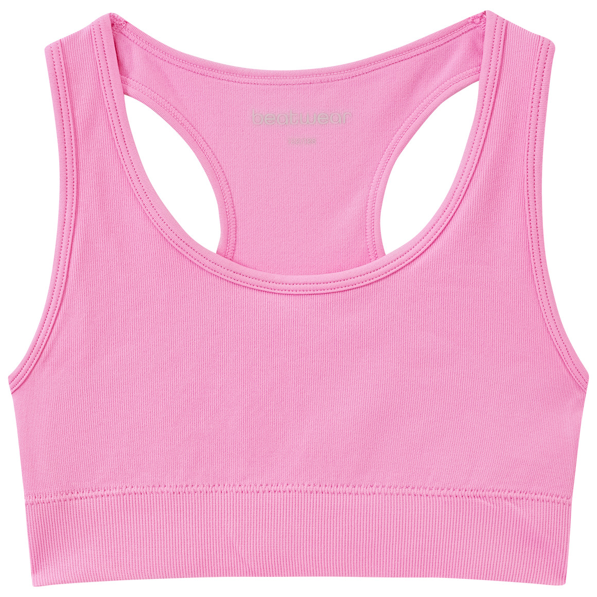 Mädchen Sport-Bustier mit Rippstruktur