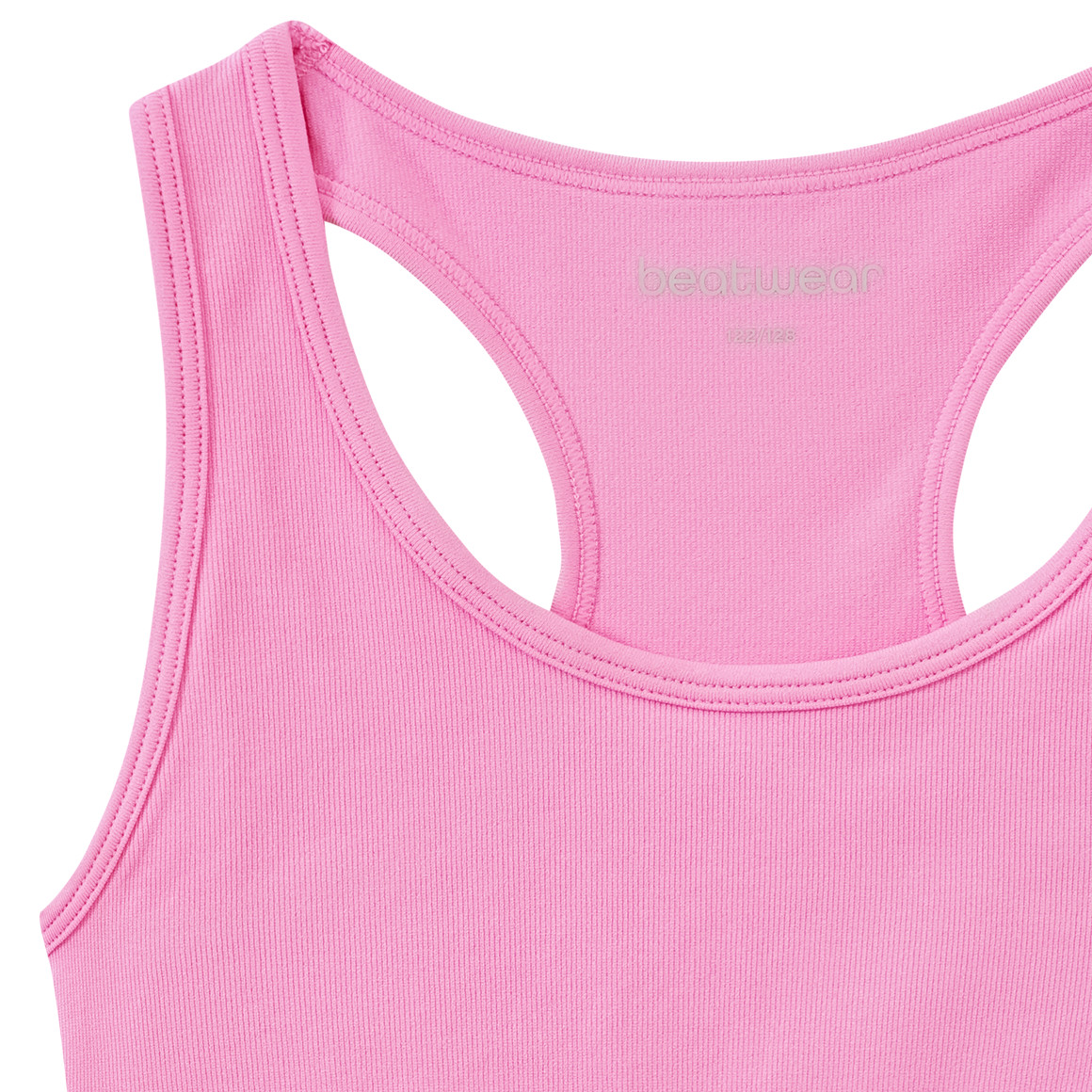 Mädchen Sport-Bustier mit Rippstruktur