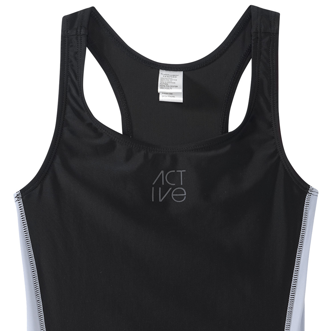 Mädchen Sport-Badeanzug mit Ringerrücken