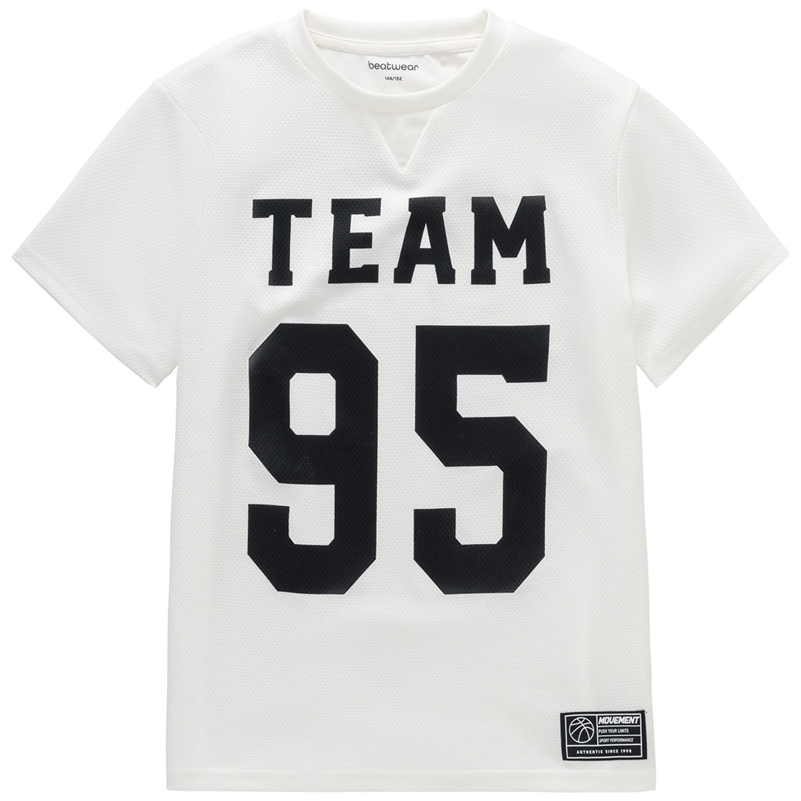 Jungen Sport-T-Shirt im Trikot-Style