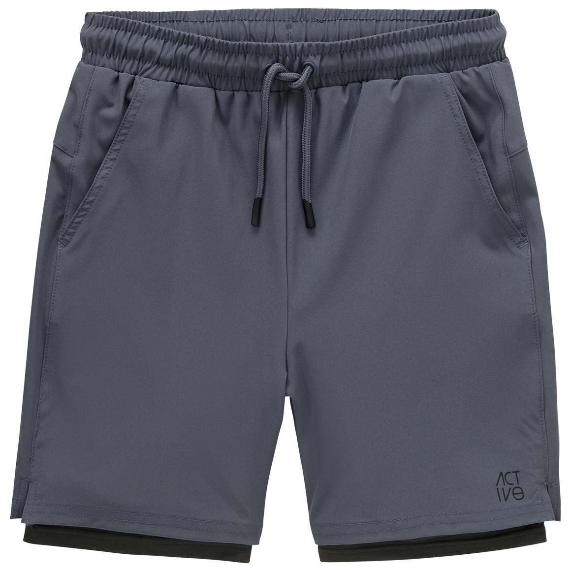 Jungen Sporthose zweilagig