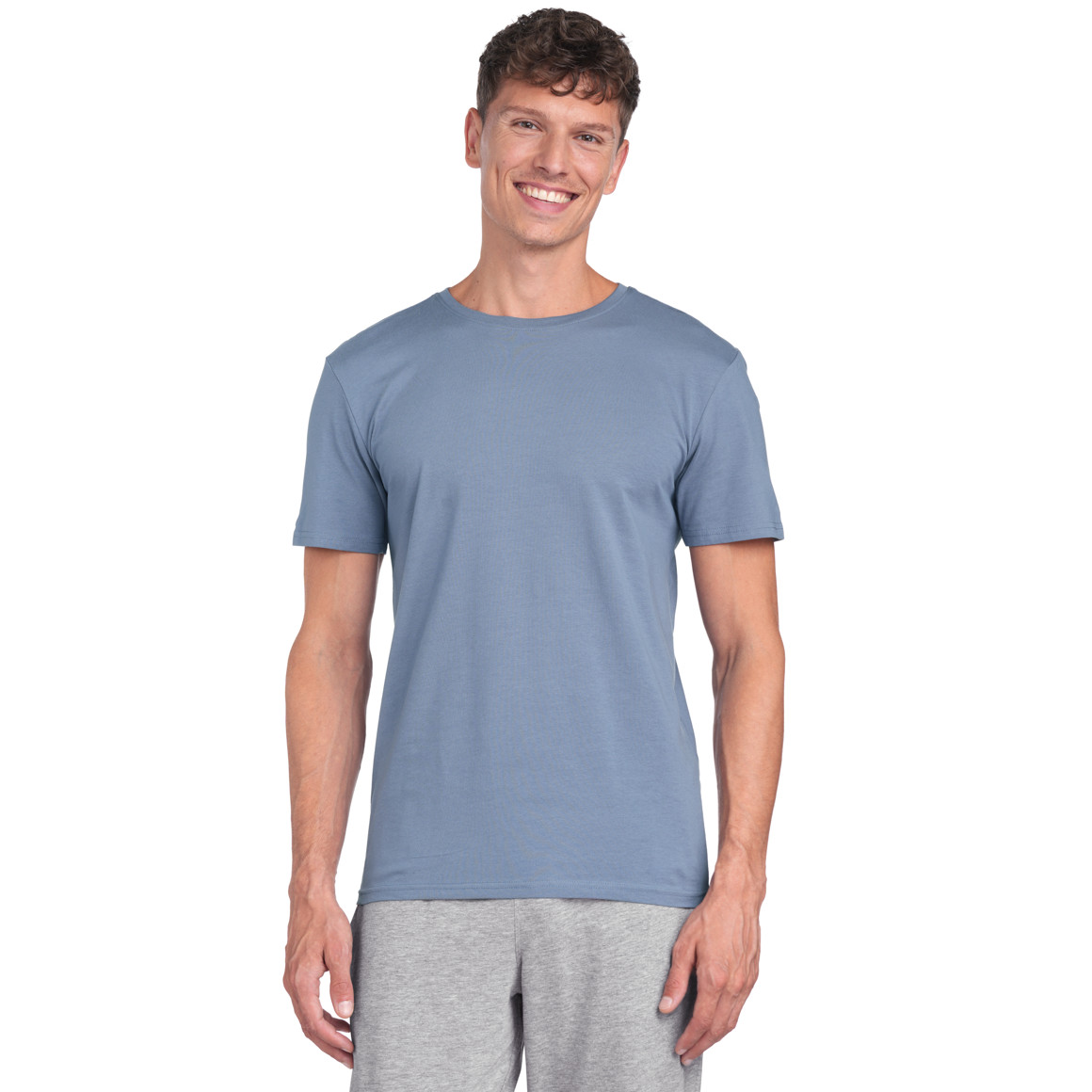 2 Heren T-Shirts met ronde halslijn