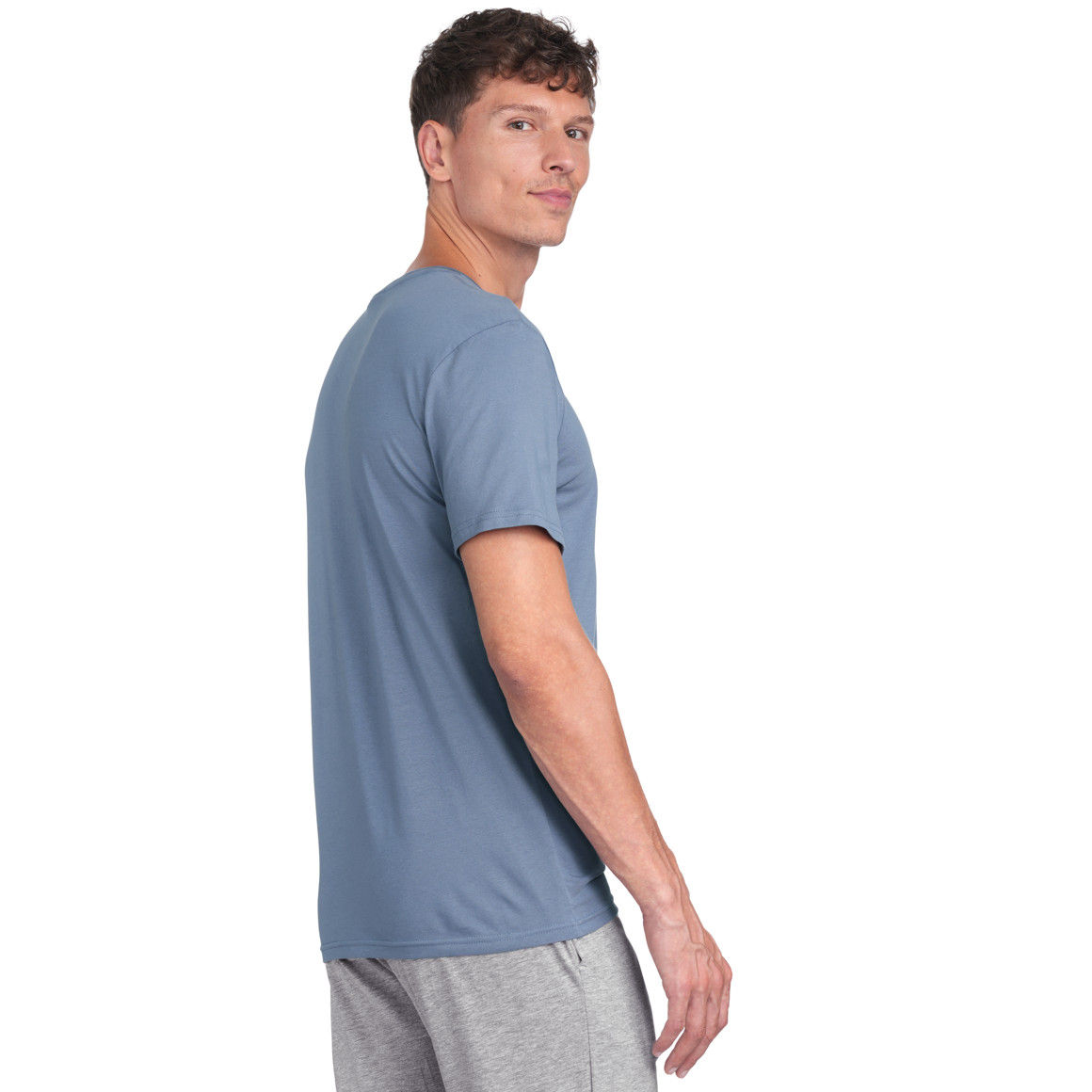 2 Heren T-Shirts met ronde halslijn