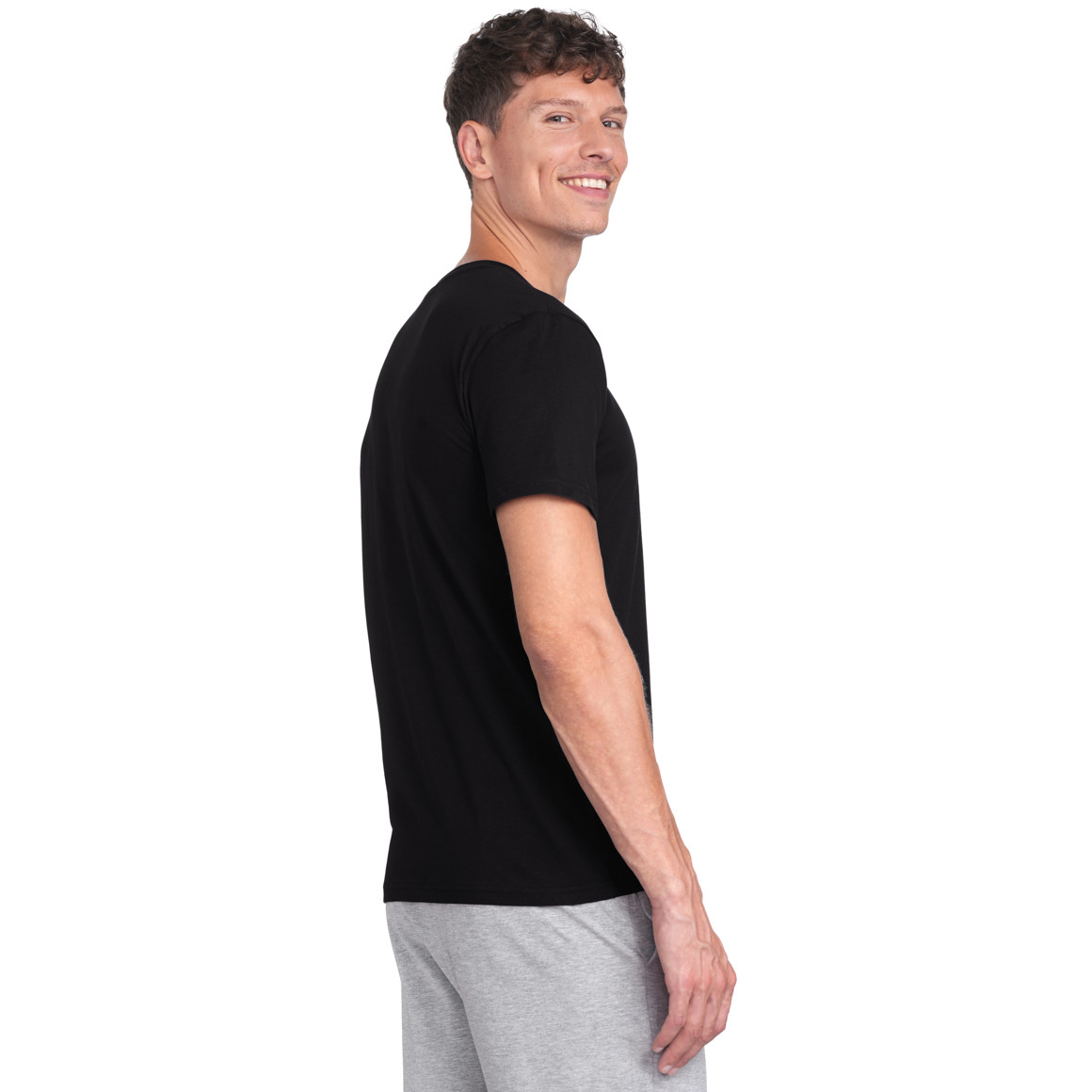 2 Heren T-Shirts met ronde halslijn