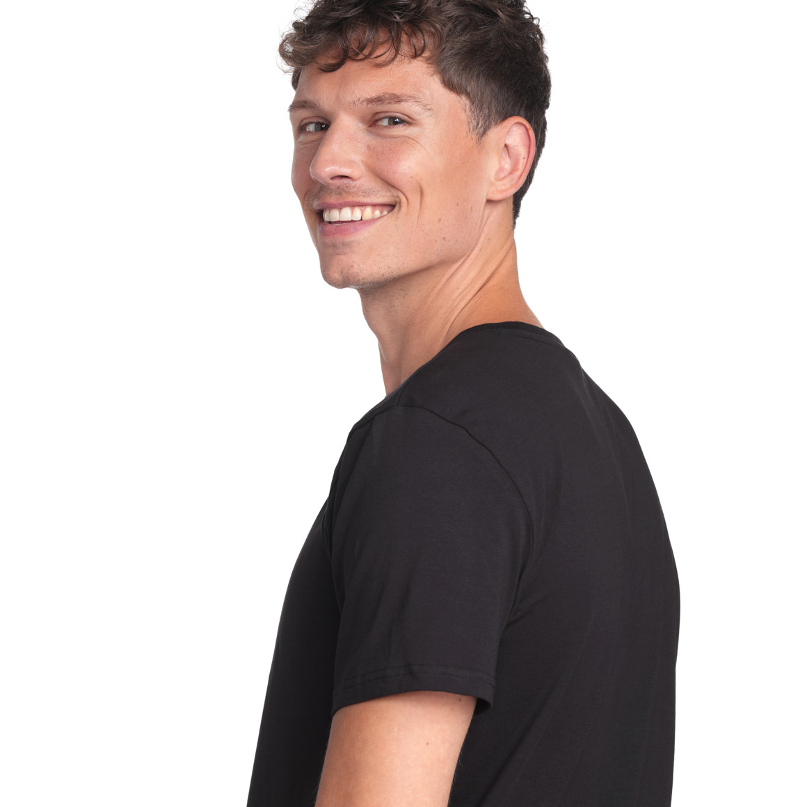 2 Heren T-Shirts met ronde halslijn