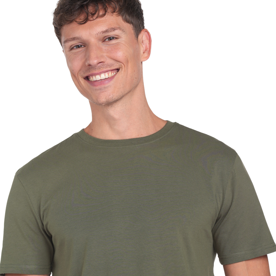 2 Heren T-Shirts met ronde halslijn