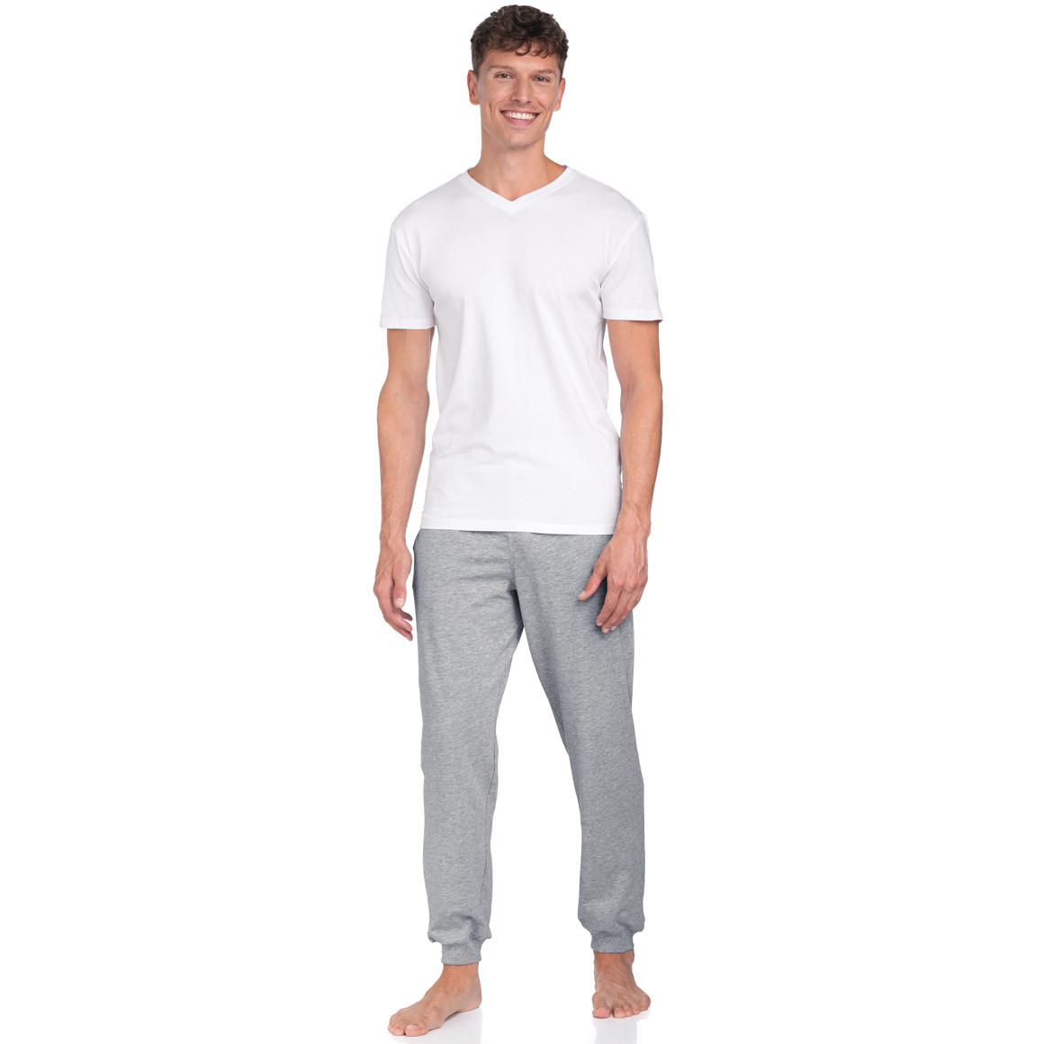 2 Herren T-Shirts mit V-Ausschnitt