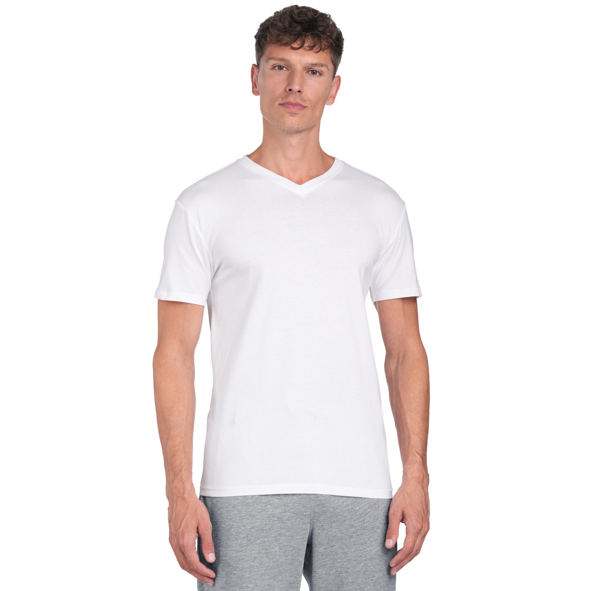 2 Herren T-Shirts mit V-Ausschnitt