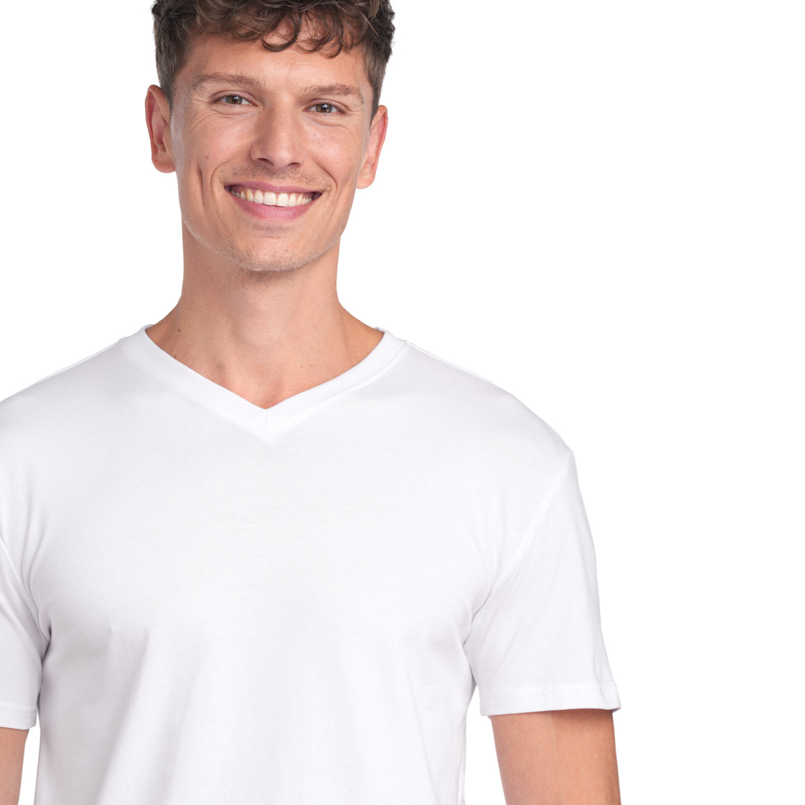 2 Herren T-Shirts mit V-Ausschnitt