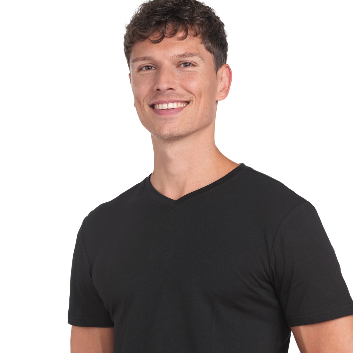 2 Herren T-Shirts mit V-Ausschnitt