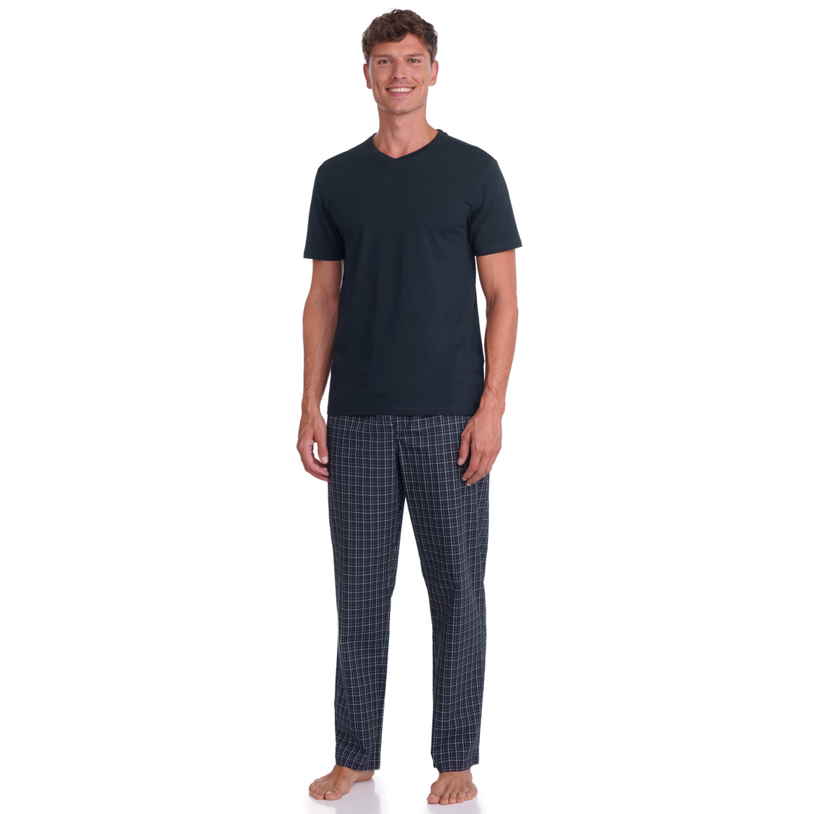 2 Herren T-Shirts mit V-Ausschnitt