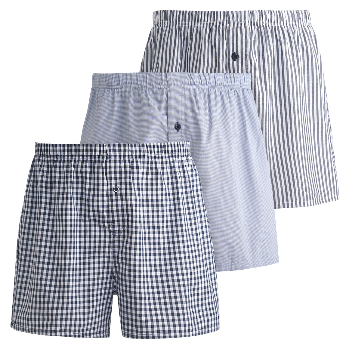 3 Herren Boxershorts im Set 