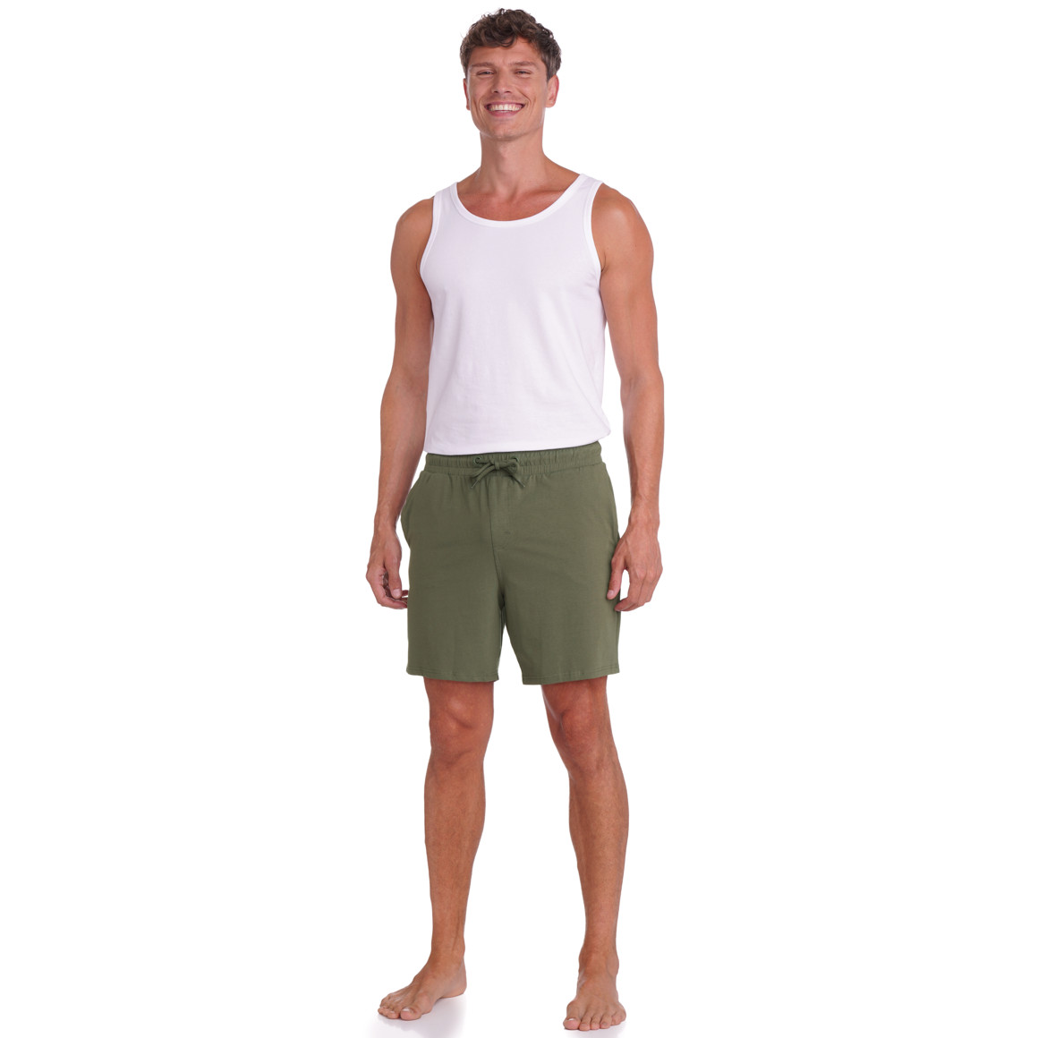Herren Schlafshorts mit Tunnelzug