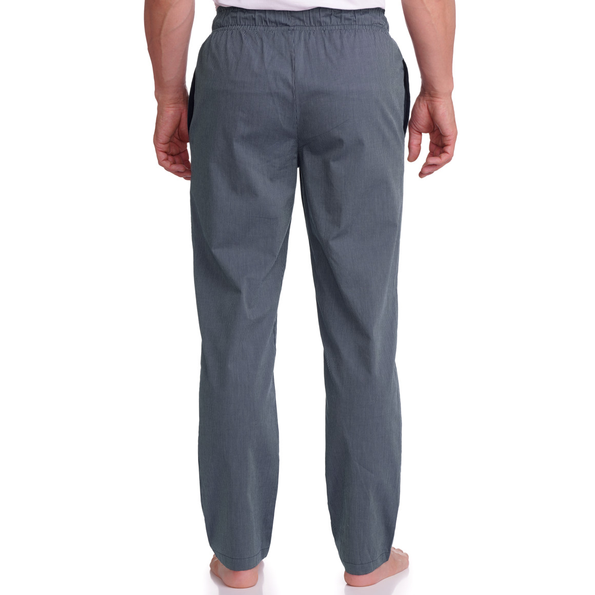 Herren Schlafhose mit Streifen-Muster