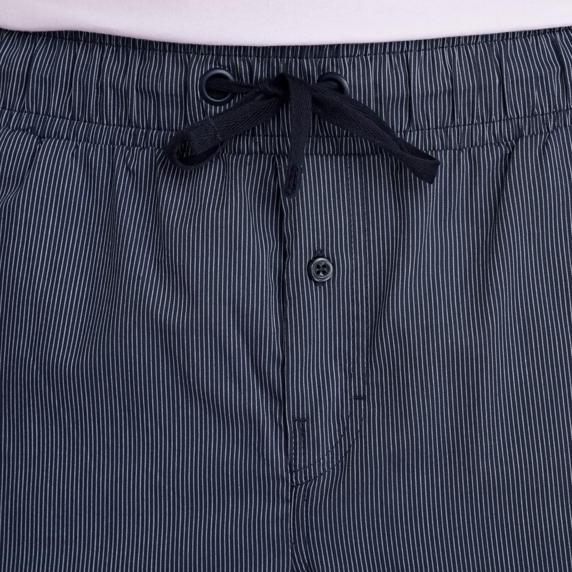 Herren Schlafhose mit Streifen-Muster