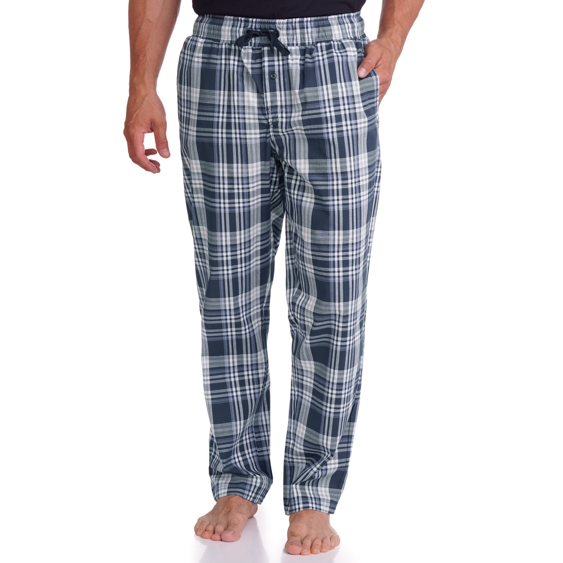 Herren Schlafhose mit kariertem Muster