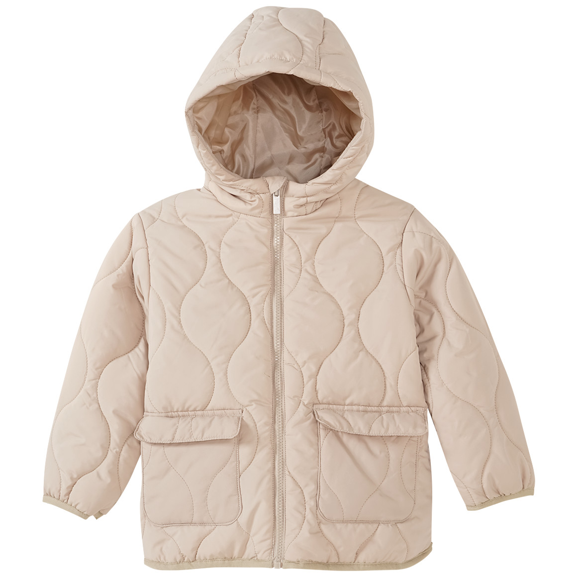 Mädchen Steppjacke mit Kapuze