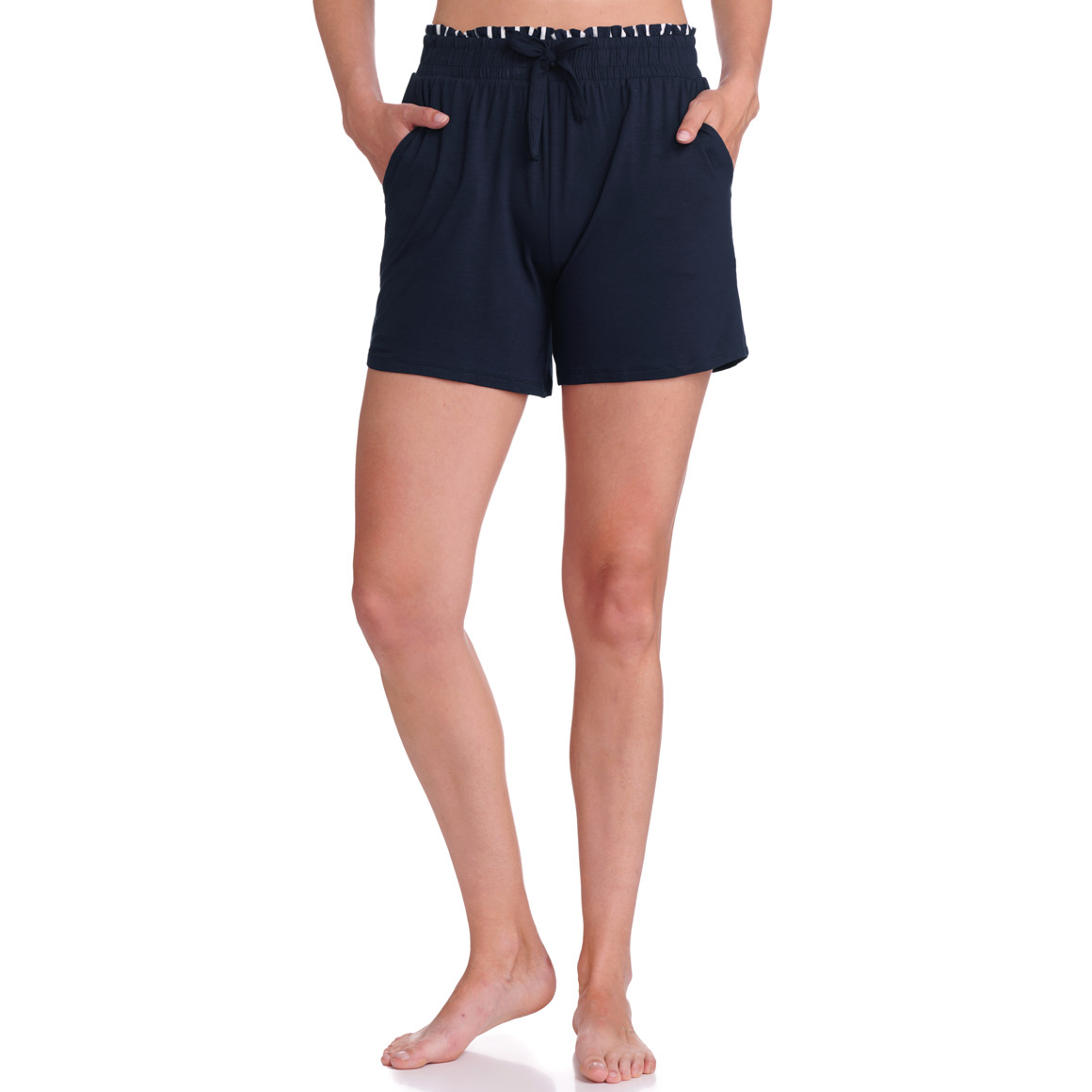 Damen Schlafshorts mit Elastikbund
