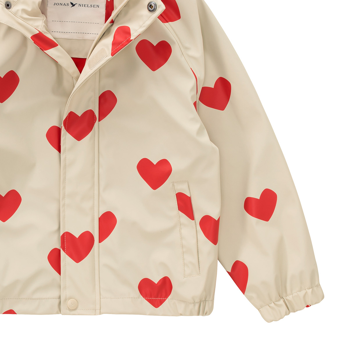 Meisjes regenjas met coating