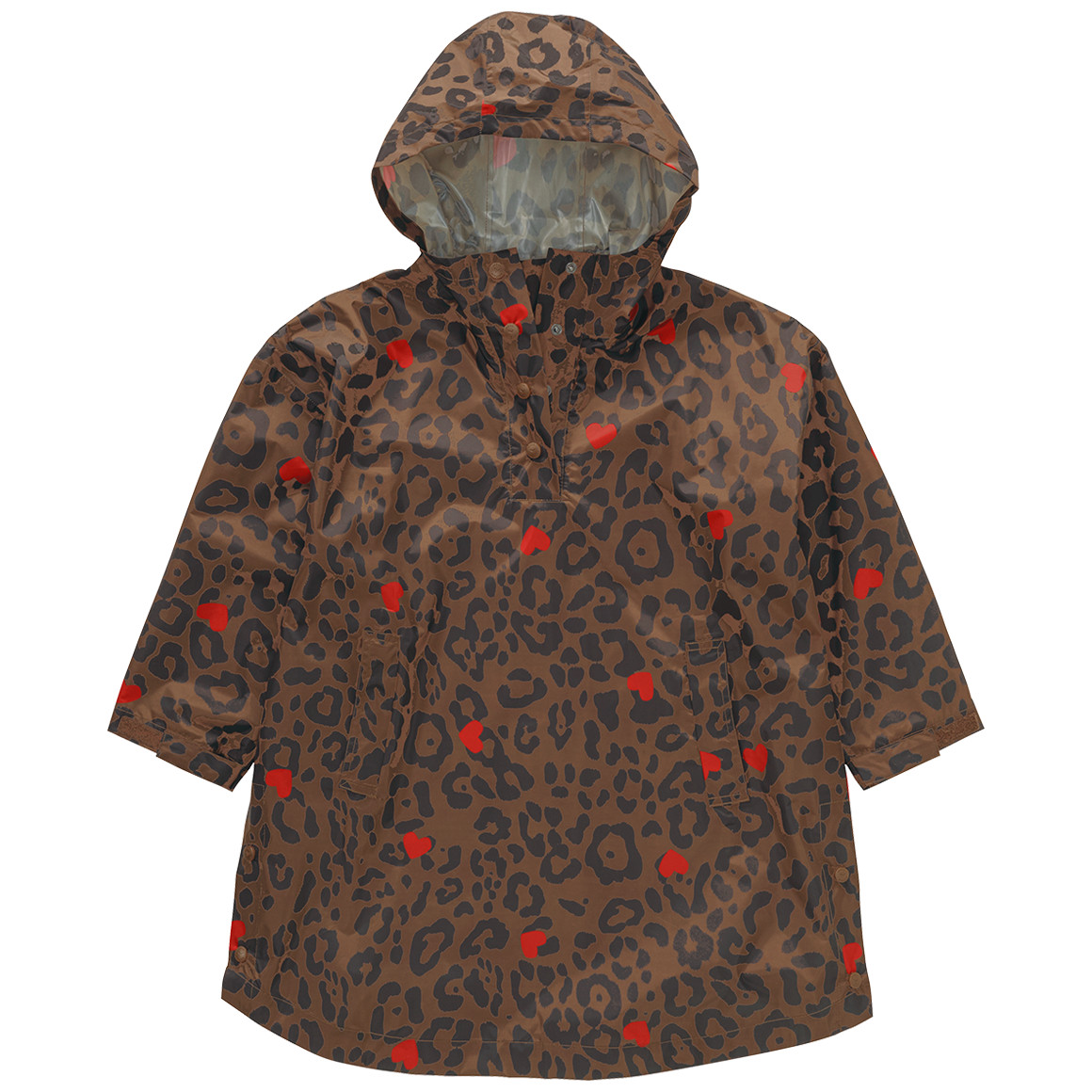Kinder Dino Regenponcho - Transparenter Regencape Mit Kapuze Für Jungen & Mädchen
