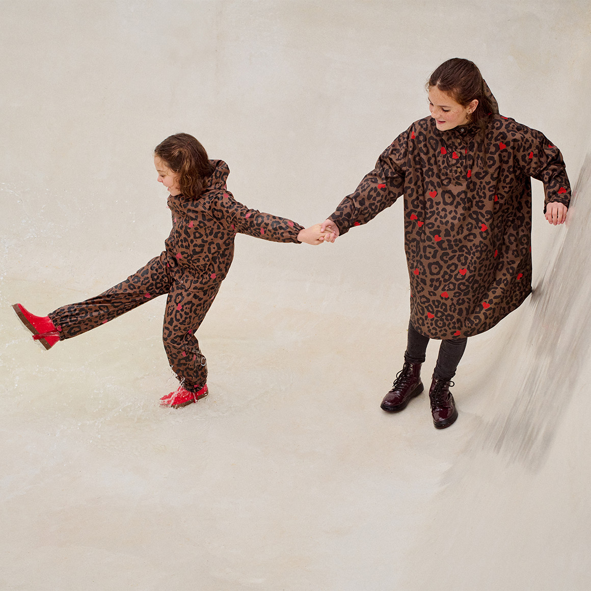 Mädchen Regenponcho in leichter Qualität