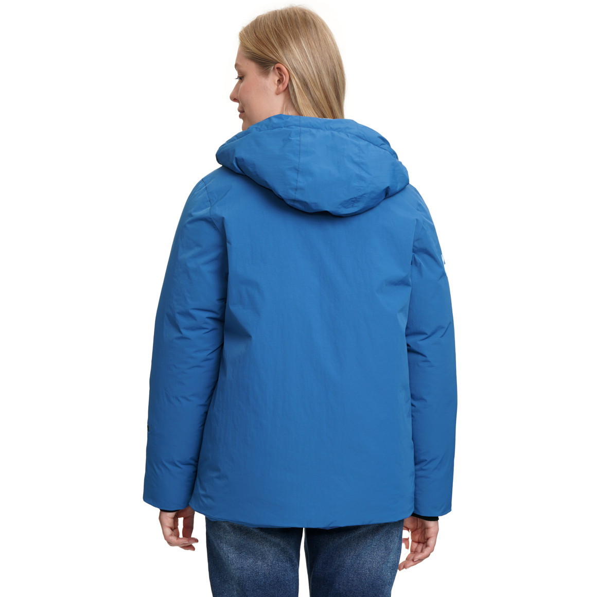 Dames gewatteerd jack met capuchon