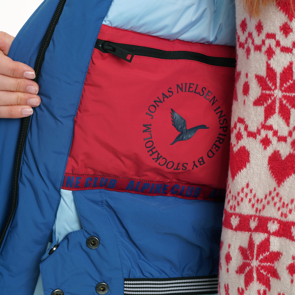 Dames gewatteerd jack met capuchon