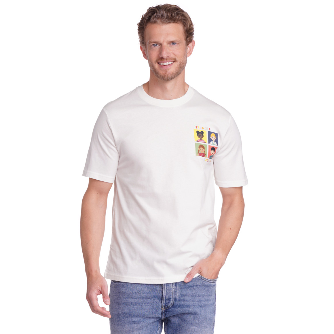 Herren T-Shirt mit Message-Print