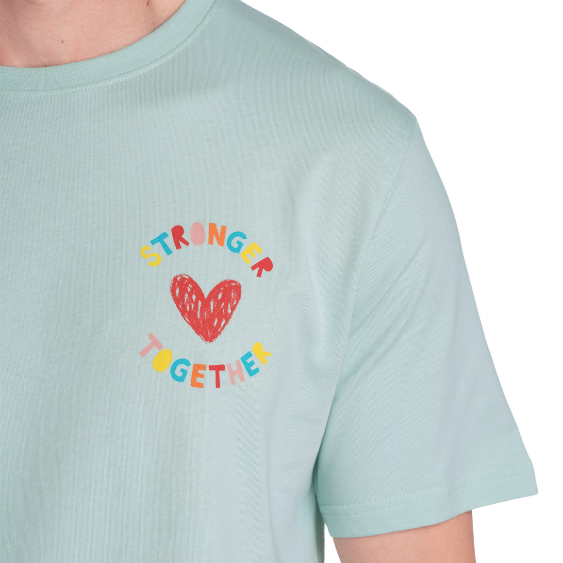 Heren T-shirt met tekstprint