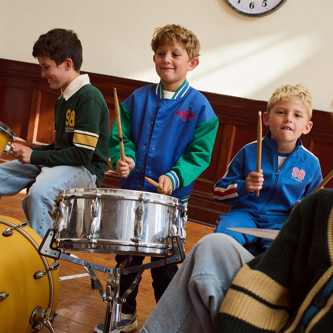 Jongensjas in collegestijl